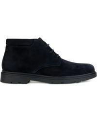 Geox - Lace-Up Suede Boots - Lyst