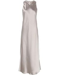 Herno - Crafted Satin Chantilly Midi Dress - Lyst