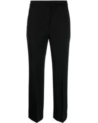 Tory Burch - Cropped Wool Tailored Trousers - Lyst