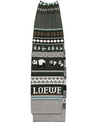 Loewe - X Suna Fujita Ntarsia-knit Scarf - Lyst
