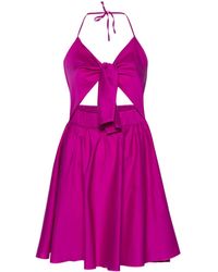 Liu Jo - Ausgestelltes Kleid mit Schleife - Lyst
