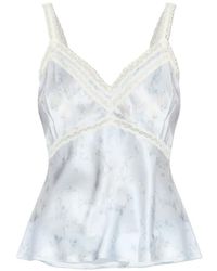 LoveShackFancy - Lace Floral Blouse - Lyst