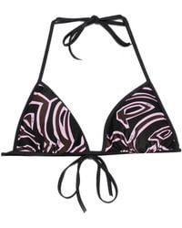 PUCCI - Labirinto-Print Bikini Top - Lyst