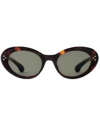 Sporty & Rich - Lunettes De Soleil À Monture Ovale - Lyst