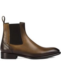 Doucal's - Leather Elastic-Sided Chelsea Boots - Lyst
