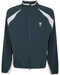 Wilson - Logo-Print Panelled Jacket - Lyst