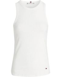 Tommy Hilfiger - Logo-Embroidered Top - Lyst