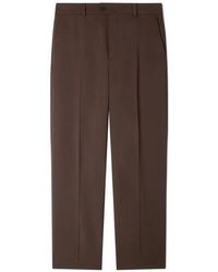 Sandro - Oversized Wool Trousers - Lyst