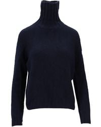 LA ROSE - Roll-Neck Sweater - Lyst