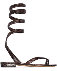 bottega veneta ankle spiral heels