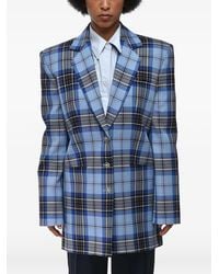 Off-White c/o Virgil Abloh - Tomboy Tartan Blazer - Lyst