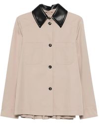 Sportmax - Rainwear With Contrasting Collar - Lyst