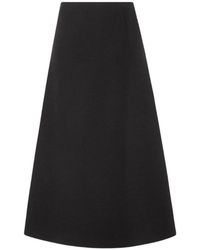 Fendi - Jupe Mi-Longue À Coupe Évasée - Lyst