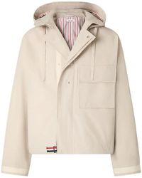 Thom Browne - Hooded Chest-Pocket Jacket - Lyst