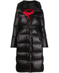 Nicole Benisti Oversized Padded Midi Coat - Black