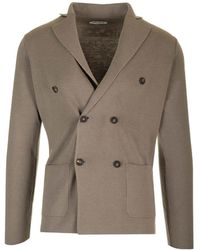Al Duca d'Aosta - Blazer À Boutonnière Croisée - Lyst