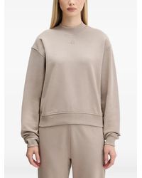 HUGO - Logo-detail sweatshirt - Lyst