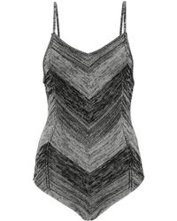 Proenza Schouler - Marl-knit Striped Bodysuit - Lyst