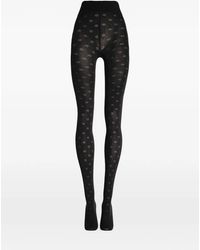 Wolford - Daisy Jacquard-Knit Tights - Lyst