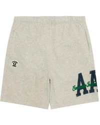 Aape By A Bathing Ape - Camouflage-Pocket Logo-Embroidered Shorts - Lyst