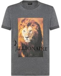 Billionaire - T-Shirt À Imprimé Graphique - Lyst