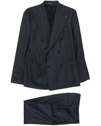 Tagliatore - Double-Breasted Check Suit - Lyst