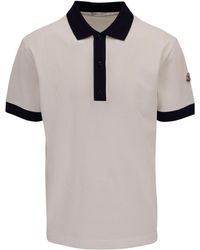 Moncler - Poloshirt Met Logo-applicatie - Lyst