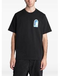 CASABLANCA - Crew Neck T-Shirt - Lyst