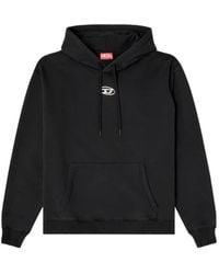 DIESEL - Norm Logo-Print Hoodie - Lyst