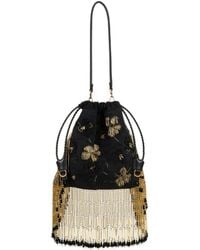 Etro - Small Suede Kalispera Bag With Embroidery And Beads - Lyst