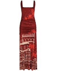 Johanna Ortiz - Vestido midi Plant Of Joy - Lyst