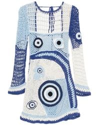 Leslie Amon - Crochet Evil-Eye Dress - Lyst