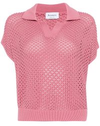 AROVESCIO - Polo-Collar T-Shirt - Lyst