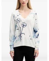 Desigual - Helsinki V-Neck Sweater - Lyst