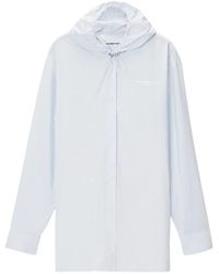 Alexander Wang - Button-Down Hoodie - Lyst
