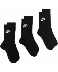 Nike - Lot De Trois Paires De Chaussettes À Logo Imprimé - Lyst