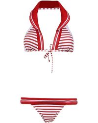 Amir Slama - Printed Halterneck Bikini Set - Lyst