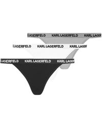 KARL LAGERFELD - Logo-Detailing Briefs - Lyst