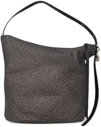 Borbonese - Mittelgroße Prive O.P. Tasche Mit Print - Lyst