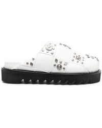 Toga - Slippers Verfraaid Met Studs - Lyst