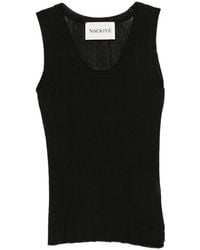 Nackiyé - Ribbed Sheer Top - Lyst