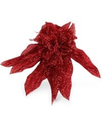 Alberta Ferretti - Floral-Motif Silk Brooch - Lyst
