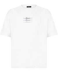 Herno - Logo-Print Crew-Neck T-Shirt - Lyst