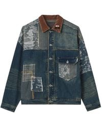 Musium Div. - Patchwork Denim Jacket - Lyst
