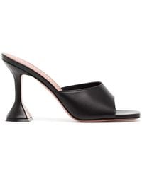 AMINA MUADDI - 95Mm Lupita Leather Mules - Lyst