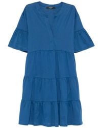Weekend by Maxmara - Wkdsaggina V-Neck Mini Dress - Lyst