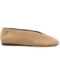 Moschino - Round-Toe Ballet Flats - Lyst