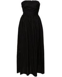 Matteau - Aline Strapless Midi Dress - Lyst