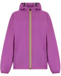 K-Way - Le Vrai 4.0 Claude Hooded Zip-Up Jacket - Lyst