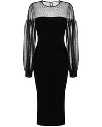 Ulla Johnson - Jurk Met Doorzichtige Vlakken - Lyst